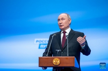 Ông Vladimir Putin tái đắc cử Tổng thống Nga