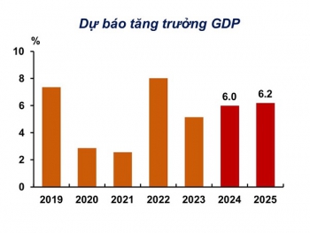 ADB dự báo tăng trưởng của Việt Nam đạt 6,0% trong năm 2024 và 6,2% trong năm 2025
