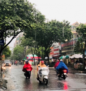 Khu vực Quảng Nam đến Bình Thuận, Tây Nguyên, Nam Bộ mưa lớn