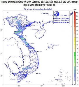 Miền Bắc đón không khí lạnh, nhiều nơi mưa to, nhiệt độ giảm sâu