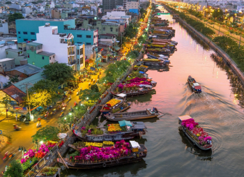TP Hồ Chí Minh: Chợ hoa xuân “Trên bến dưới thuyền” 2024 diễn ra từ ngày 25/1