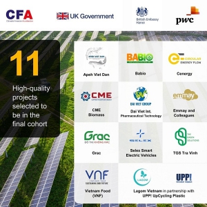 11 dự án các-bon thấp được lựa chọn tham gia chương trình CFA Việt Nam giai đoạn 2