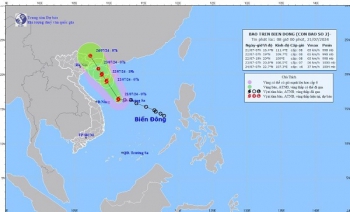 Áp thấp nhiệt đới mạnh lên thành bão số 2