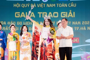 Tân Hoa hậu du lịch áo dài quý bà Việt Nam 2024 gọi tên Lê Lụa