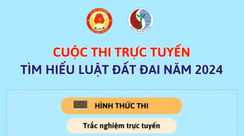 Hưởng ứng Cuộc thi trực tuyến tìm hiểu Luật Đất đai năm 2024