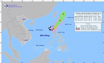 Thời tiết ngày 25/7: Bão số 4 đổ bộ vào đảo Luzon (Philippines); trên biển mưa dông, sóng lớn