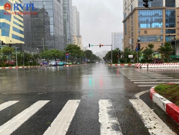 Nhiều nơi ở miền Bắc đón mưa lớn sau những ngày nắng nóng