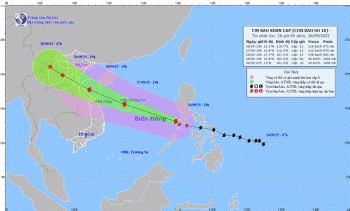 Bão BUALOI chính thức đi vào Biển Đông, cuối tuần cả nước nhiều nơi có mưa