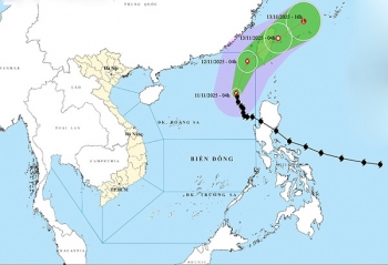 Thời tiết ngày 11/11: Bão Fung Wong di chuyển lên phía đông bắc Biển Đông và suy yếu dần