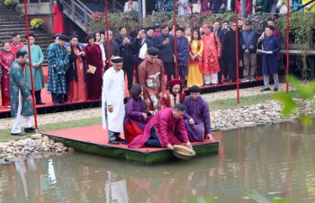 Tái hiện nghi lễ ‘Tống cựu nghinh tân’ trong Hoàng thành Thăng Long