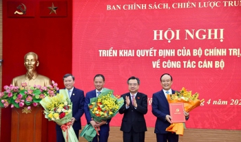 Bổ nhiệm, phân công 3 Phó Trưởng ban, Ban Chính sách, chiến lược Trung ương