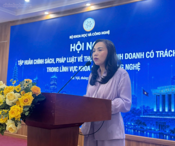 Thúc đẩy thực hành kinh doanh có trách nhiệm trong lĩnh vực khoa học và công nghệ