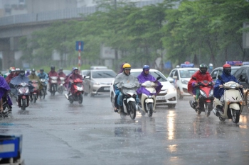 Bắc Bộ và Thanh Hóa mưa dông, có nơi trên 70 mm