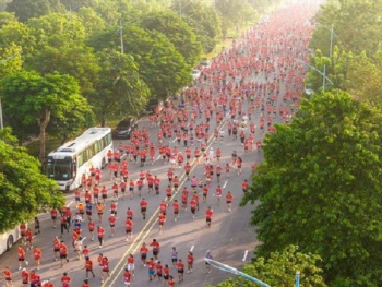 Giải Marathon Quốc tế Hà Nội Techcombank mùa thứ 5 gắn thể thao với văn hóa Thủ đô