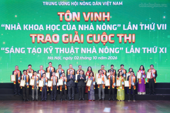 Tôn vinh 42 nhà khoa học của nhà nông, trao 24 giải nông dân sáng tạo