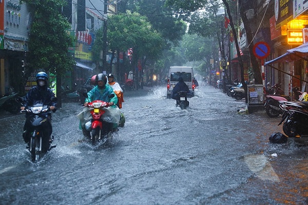 Bắc Bộ và Bắc Trung Bộ mưa lớn, có nơi trên 180mm